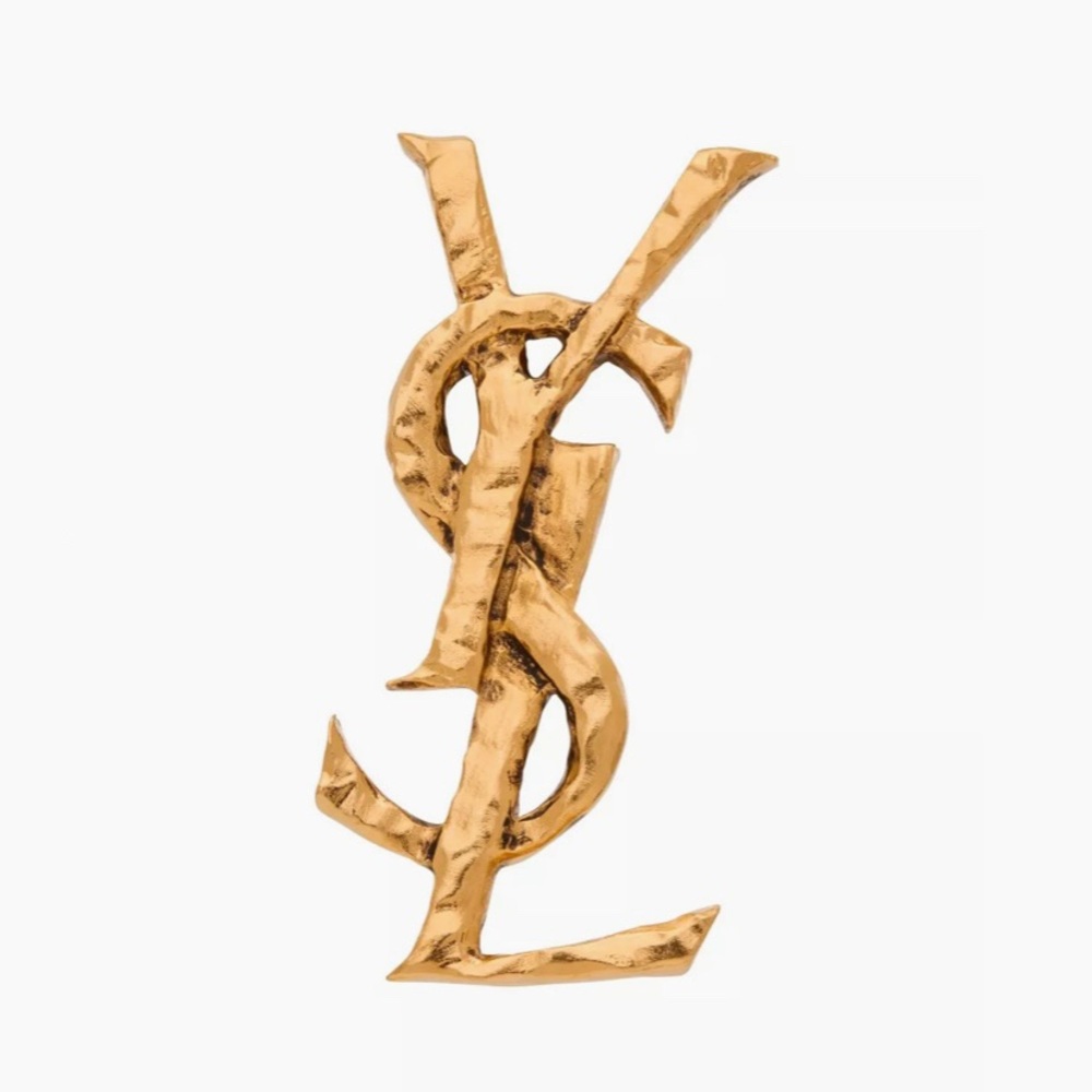 SAINT LAURENT YSL logo clip on single earring - Picture 1 of 4
